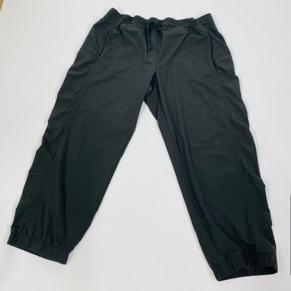 Athleta Charcoal‎ Gray Jogger Pants Lightweight Performance Drawstring 16T?